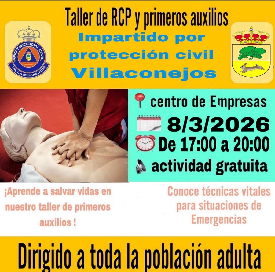 Taller RCP y primeros auxilios